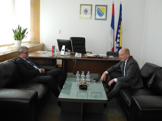 Predsjedavajući Predstavničkog doma Mladen Bosić primio u oproštajnu posjetu ambasadora SR Njemačke u BiH  